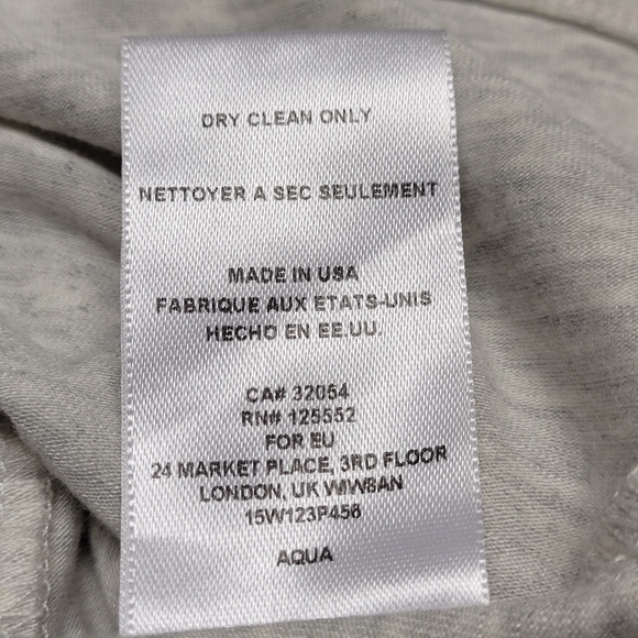 Anthropologie Dolan Left Coast Sabado Dress Asymmetrical in Gray Jersey - Picture 15 of 16